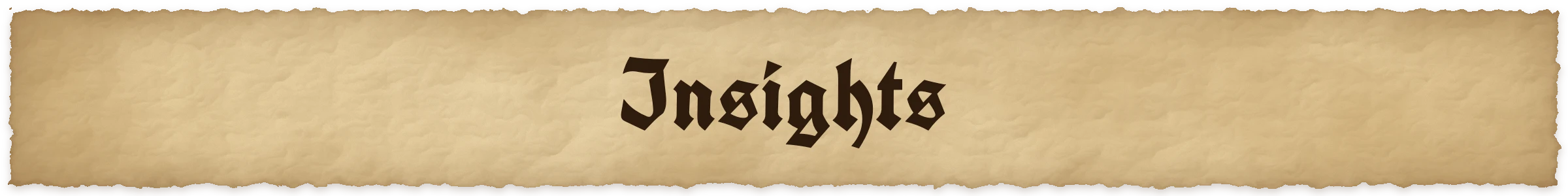 Insights